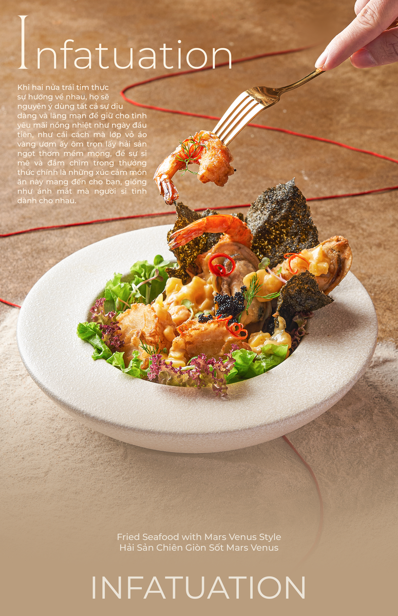 Infatuation - Fried Seafood with Mars Venus Style - Hải Sản Chiên Giòn Sốt Mars Venus
