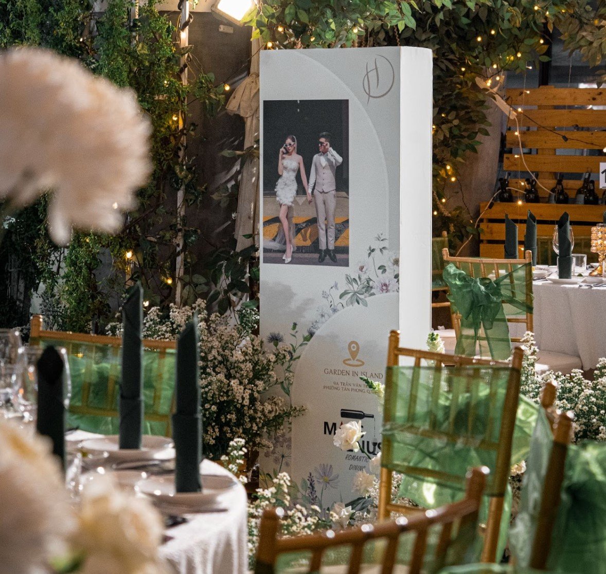 Kinh nghiệm tổ chức tiệc cưới nhỏ xinh và ấm cúng tại khu vườn tình yêu Mars Venus Quận 7