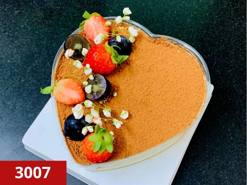 3007 - Bánh tiramisu hình tim