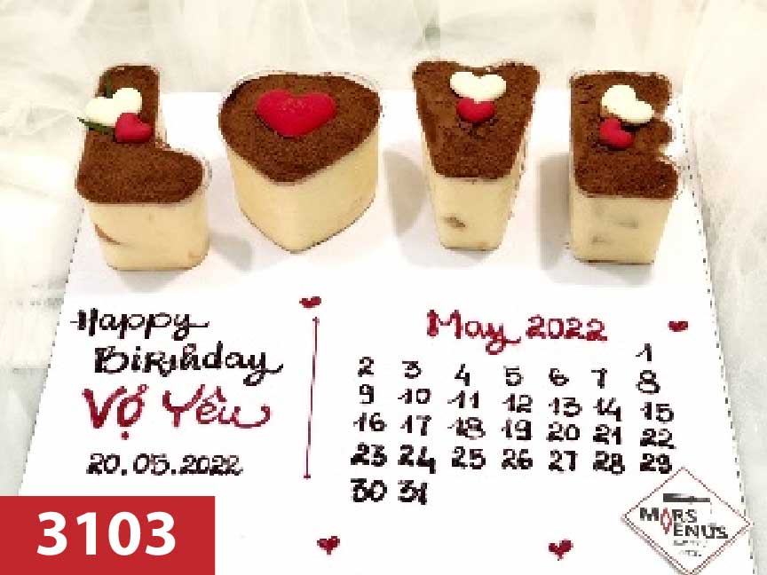 3103 - set LOVE Tiramisu
